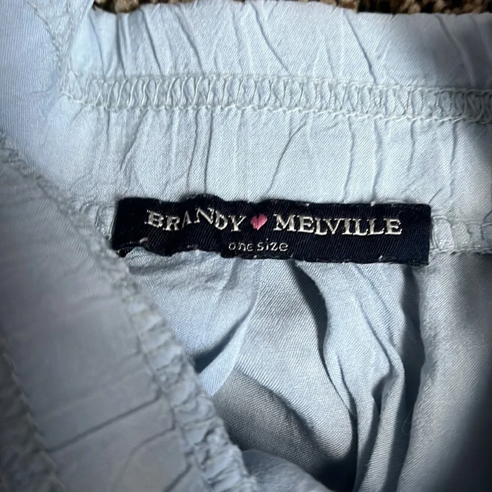 Brandy Melville Blue Knit Skirt, lightly worn - Picture 3 of 6